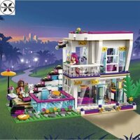 【Hàng có sẵn】Tương thích với LEGO Building Blocks Series Girls Ca sĩ lớn Livi House Biệt thự thần tượng 41135 Trẻ em lắp