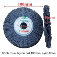 [Hàng Công Ty] Bánh cước Sợi Nylon Cát Đánh Gỗ, Chổi Cước Chà Gỗ, Chổi Quật Gỗ Sợi 0.5mm và 0.8mm, 100mm x 16mm x 10mm