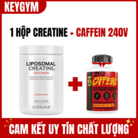 [HÀNG CÔNG TY] Bột uống bổ sung Creatine Codeage Liposomal Creatine Monohydrate Powder, Unflavored, 90 Servings - Keygym
