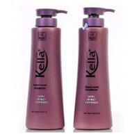 [HÀNG CÔNG TY CHÍNH HÃNG] BỘ DẦU GỘI VÀ DẦU XẢ KELLA PHỤC HỒI TÓC HƯ TỔN 780MLx2
