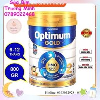 (Hàng công ty chuẩn) Sữa bột Optimum gold số 2 lon 800g giúp trẻ tiêu hóa tốt, thông minh lanh lợi [DATE MỚI NHẤT]