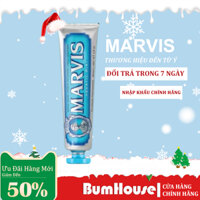 [HÀNG CÔNG TY] Kem Đánh Răng Marvis Aquatic Mint 85ml - Màu Xanh Dương