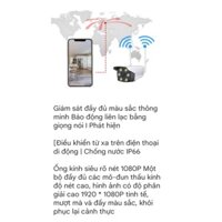 Hàng công ty lớn+ Camera V380 ngoài trời không dây wifi màn hình HD tầm nhìn ban đêm nhà thông minh với camera/1080P