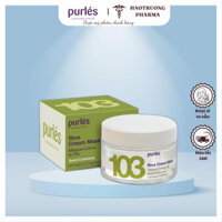[Hàng công ty] Mặt nạ cám gạo hỗ trợ dưỡng trắng da Purles 103 Rice Cream Mask 50ml