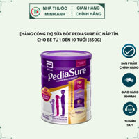[Hàng Công Ty] Sữa bột PediaSure Úc Nắp Tím Cho Bé Từ 1 Đến 10 Tuổi (850g)