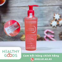 Hàng công ty sữa rửa mặt bioderma hồng cho da nhạy cảm 200ml