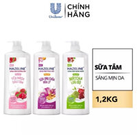 [HÀNG CÔNG TY] Sữa tắm Hazeline 1,2KG - Sữa tắm trắng da Hazeline 1200ml (CHAI ĐỦ 1KG SỮA TẮM) | HOÁ ĐƠN ĐỎ