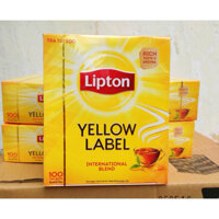 (Hàng Công Ty) Trà Lipton Nhãn Vàng Túi Lọc 25 túi Và 100 Túi