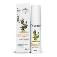 (Hàng Công Ty) Xịt Họng Keo Ong Úc Vitatree Vitatree Super Propolis Spray