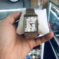 [hàng công ty]Đồng hồ nam sunrise mặt hình chữ nhật cá tính