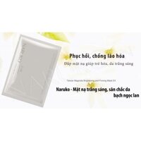 (Hàng cty chính hãngHộp 10 miếng mặt nạ dưỡng trắng Naruko Bạch Ngọc Lan Taiwan Magnolia Brightening and Firming Mask EX