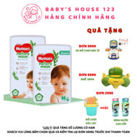 [HÀNG CTY] Combo 4 Bịch Bỉm Dán/Quần HUGGIES PLATINUM NATURE MADE size M58/L44/XL 38/XXL26/S82/NB60