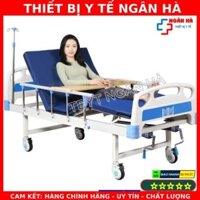 HÀNG CTY - Giường Cho Bệnh Nhân Nâng Hạ Lưng, Nâng Hạ Chân Theo Ý Muốn, Có Bô Vệ Sinh - CHÍNH HÃNG