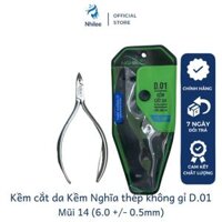 Hàng Cty Kềm cắt da D.01 thép không gỉ của Kềm Nghĩa lưỡi kềm sắc mỏng bén ngọt độ bền lâu dài NL255- NHILEE