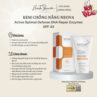 Hàng Cty- Kem chống nắng Neova SPF 43 DNA Damage Control Active dành cho da nhạy cảm 89ml