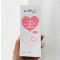 [Hàng Cty] Lotion Dưỡng Da Usobebe Baby Moisture Lotion Cho Trẻ Sơ Sinh Và Trẻ Nhỏ, Mềm Da, Dưỡng Ẩm