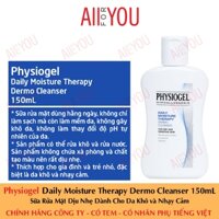[HÀNG CTY] Physiogel Daily Moisture Therapy Dermo Cleanser 150mL - Sữa rửa mặt dịu nhẹ dành cho da khô, da nhạy cảm.