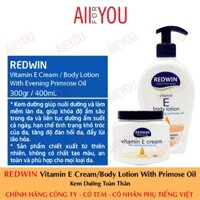 [HÀNG CTY] Redwin Vitamin E Cream / Body Lotion With Evening Primose Oil - Kem Dưỡng / Sữa Dưỡng Thể Toàn Thân.