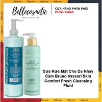 [Hàng Cty]  Sữa Rửa Mặt Da Nhạy Cảm BRUNO VASSARI Skin Comfort Fresh Cleansing Fluid
