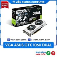 (HÀNG ĐÃ QUA SỬ DỤNG) Card màn hình VGA ASUS GTX 1060 Dual-GTX1060-6G bảo hành 3 tháng Viễn Dương Computer