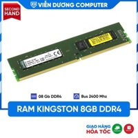 (HÀNG ĐÃ QUA SỬ DỤNG) RAM máy tính Kingston 8GB 2400 DDR4 CL15 DIMM bảo hành 1 tháng Viễn Dương Computer