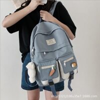 [HÀNG ĐANG VỀ - ẢNH THẬT CUỐI] Balo Vải Dù Cao Cấp 2 Ngăn Nhỏ Cực Xinh B002