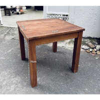 [HÀNG ĐẶT] Bàn vuông chân trụ vuông kích thước D70 x R70 x C75CM
