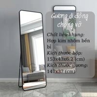 (hàng đắt) Gương Chống Vỡ Soi Toàn Thân- Gương Di Động 4d
