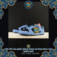 HÀNG ĐẶT TRƯỚC 8-9 NGÀY GIÀY_𝙽𝙸𝙺𝙴 𝙰𝙸𝚁_Supreme x SB Dunk Low Ocean Fog HQ8487-400__BEST QUALITY