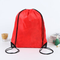 (hàng đặt trước) combo 10 Túi Dây Rút Polyester Trống Vải Oxford Đôi Dây Rút Ba Lô Túi Chạy Marathon Không Thấm Nước