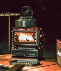 Hàng đặt trước - Đèn bếp sưởi dầu cắm trại Black Solid 2024
