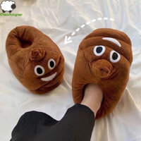 (Hàng đặt trước ) Dép Bông Đi Trong Nhà Mùa Đông Hình Cục Shit /Bàn Chân Siêu Tol