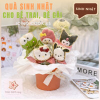 [Hàng đặt trước] Set Quà Sinh Nhật Cho Các Bé Nhỏ Bánh Quy Vẽ Hình Con Thú Hoạt Hình Đáng Yêu Nhìn Lạ Mắt | Đảo Bánh Quy