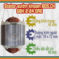 (Hàng DCA) Cuộn stator khoan BOSCH GBH 2-24 DS, DSR, DSE 220V