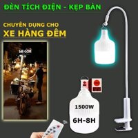 🔥(HÀNG ĐÊM) Bóng Đèn Tích Điện KẸP treo xe hàng rong ban đêm công suất 1000w chiếu sáng 6-8H sạc điện - 255164