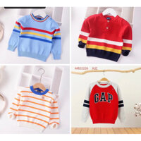 (hàng đẹp) Áo len quảng châu cao cấp bé trai hình ô tô 9-19kg