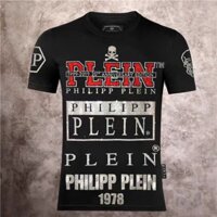 (Hàng Đẹp) Áo Thun Philipp 5 Dòng Plein ❤ Áo Phông Cotton Dày Dặn Dáng Rộng Nam Nữ DTS578 - Có Sẵn