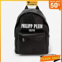 ̣(Hàng Đẹp) Balo In Chữ Ngang Philipp Plien ❤ Cặp Đựng Sách Vở Laptop Phong Cách Đường Phố