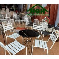 [HÀNG ĐẸP] Bàn ghế sắt sơn tĩnh điện thanh lý Tp.HCM Hồng Gia Hân B1123