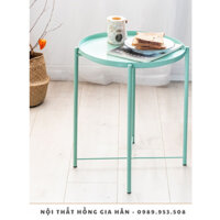 [HÀNG ĐẸP] Bàn sắt tròn xếp gọn giá rẻ Hồng Gia Hân H93