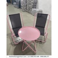 [HÀNG ĐẸP] Bàn sắt tròn xếp gọn chất lượng Tp.HCM Hồng Gia Hân B0104