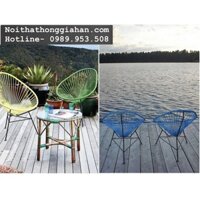 [HÀNG ĐẸP] Bộ ghế decor Acapulco độc đáo, giá tốt, mẫu đẹp Tp.HCM Hồng Gia Hân A106