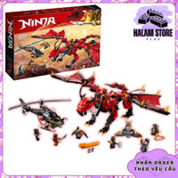 [Hàng đẹp] Đồ chơi lắp ráp Ninjago season 9 LELE 2082 Firebourne - Mô hình lắp ghép Rồng Tổ