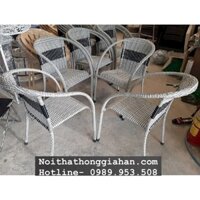 [HÀNG ĐẸP] Ghế mây cafe Tp.HCM Hồng Gia Hân G102