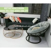 [HÀNG ĐẸP] Ghế Papasan đọc sách giá rẻ Hồng Gia Hân h120