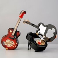 [Hàng Đẹp mới về Sẵn Ship ] Hộp âm nhạc Đàn Guitar có chân gác trang trí kèm Vũ công nhảy múa Music box,Hộp nhạc cổ điển