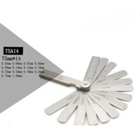 HÀNG ĐIỆN TỬ GIÁ RẺ Thước căn lá 0.05-1.00mm, bao gồm 14 lá.-Chiều dài lá 75mm