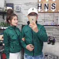 [Hàng đỉnh] Áo đôi áo khoác cặp đôi dù nam nữ có thể mặc 2 mặt khoác gió nam nữ cực chất  ཾ