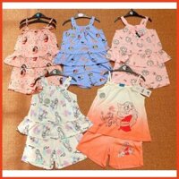 (Hàng độc chuẩn xịn) Bộ Disney 2 dây xịn đét cho bé gái - Màu trắng Elsa và màu Hồng thỏ 💘HOT💘