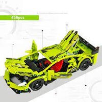 (HÀNG ĐỘC- GIÁ HỜI) Trò chơi lego chiếc xe đua 428 mảnh màu sắc cực đẹp, ghép khít không bị lỏng, có hướng dẫn siêu bền